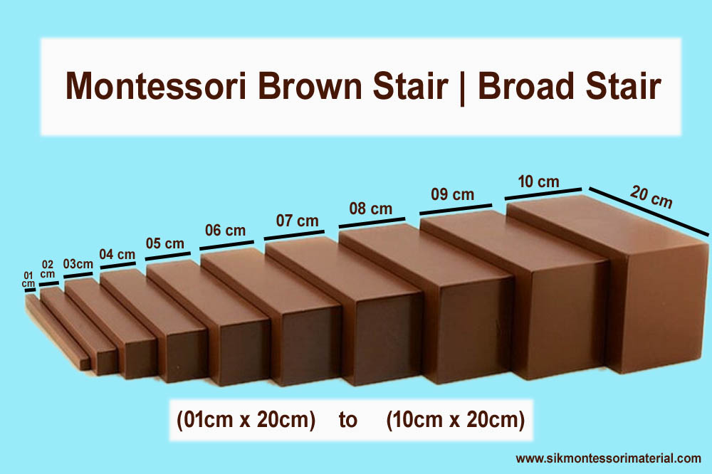 brown stair size