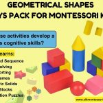 Geometrical Shapes Toys Pack for Montessori Kids