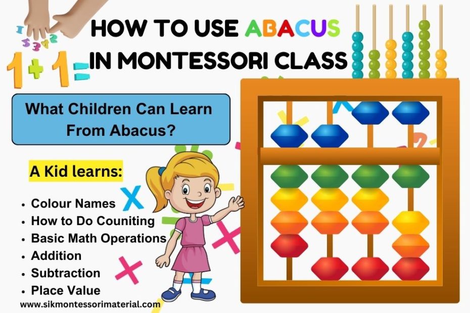 How to use abacus in Montessori class