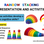 Rainbow Stacking for Montessori
